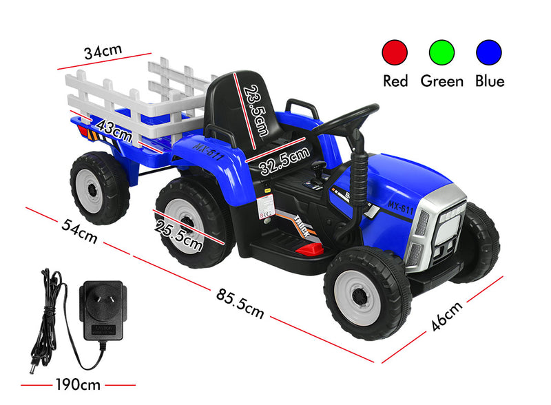 Kids 12V Ride On Tractor